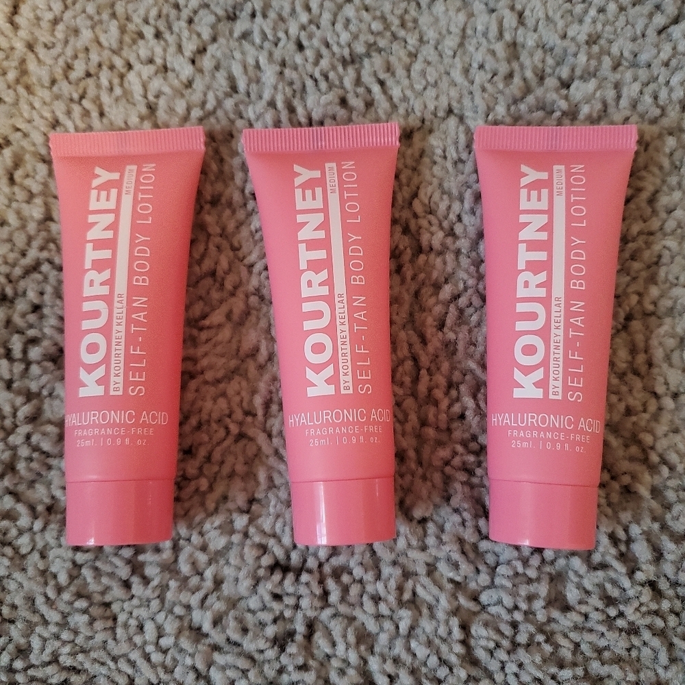 Kourtney Kellar Self Tan Body Lotion Bundle Of 3